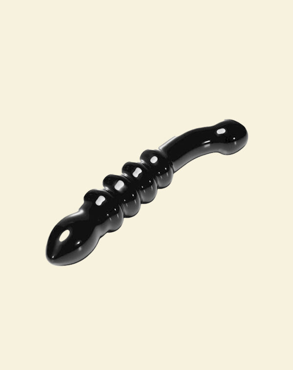 Lucent Ribbed Glass Wand - Image 2