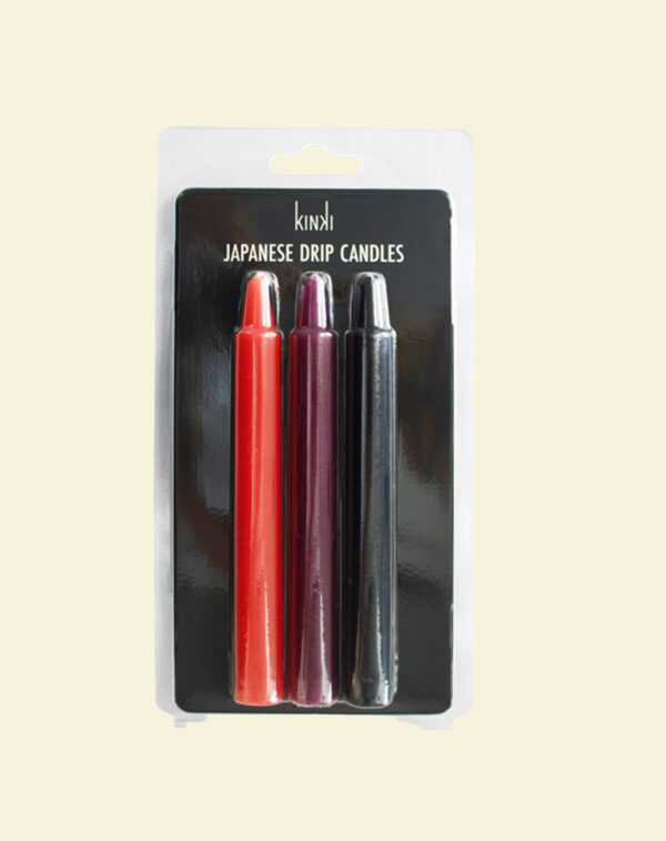 Share Satisfaction Kinki Japanese Drip Candles - Medium 3 Pack