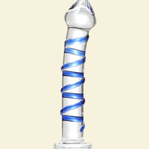 Lucent Winding Glass Dildo