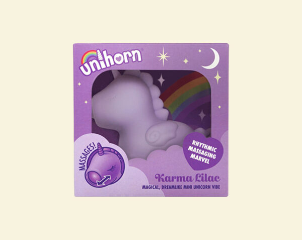- Unihorn Karma Lilac Massaging Clitoral Vibrator - Image 3
