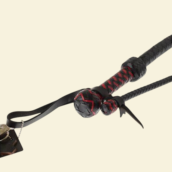 Bound X Leather Knot Tail Whip - Image 2