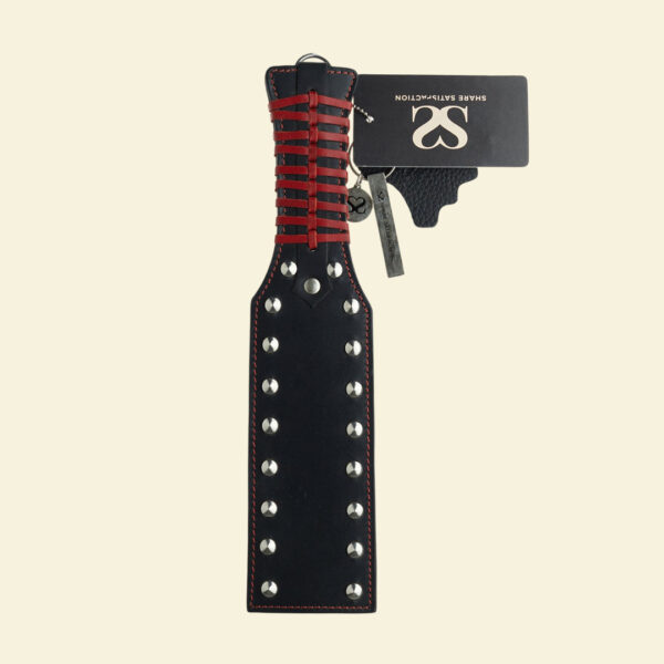 Bound X Studded Paddle with Red Weaving