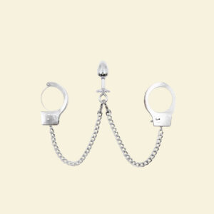 Kinki Metal Handcuffs with Butt Plug