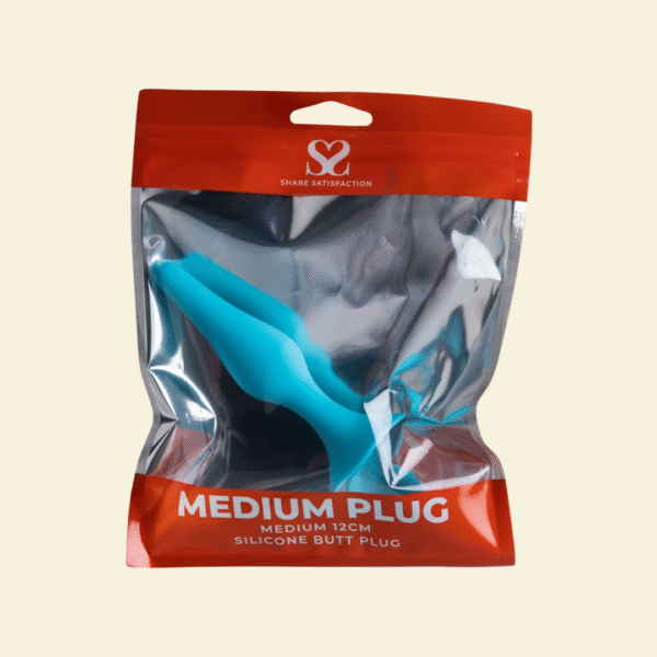 Share Satisfaction Medium Silicone Butt Plug - Image 2